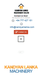 Mobile Screenshot of kandyanlanka.com